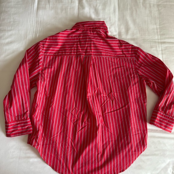 Princess Polly Red Button up - Picture 3 of 4